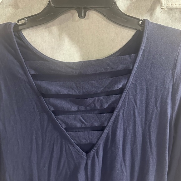 Lilly Pulitzer Ophelia Womens Long‎ Sleeve Knee Length Knit Blue Dress Size M - Picture 8 of 9